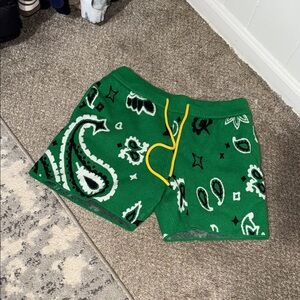 MNML Green Paisley Men's Shorts